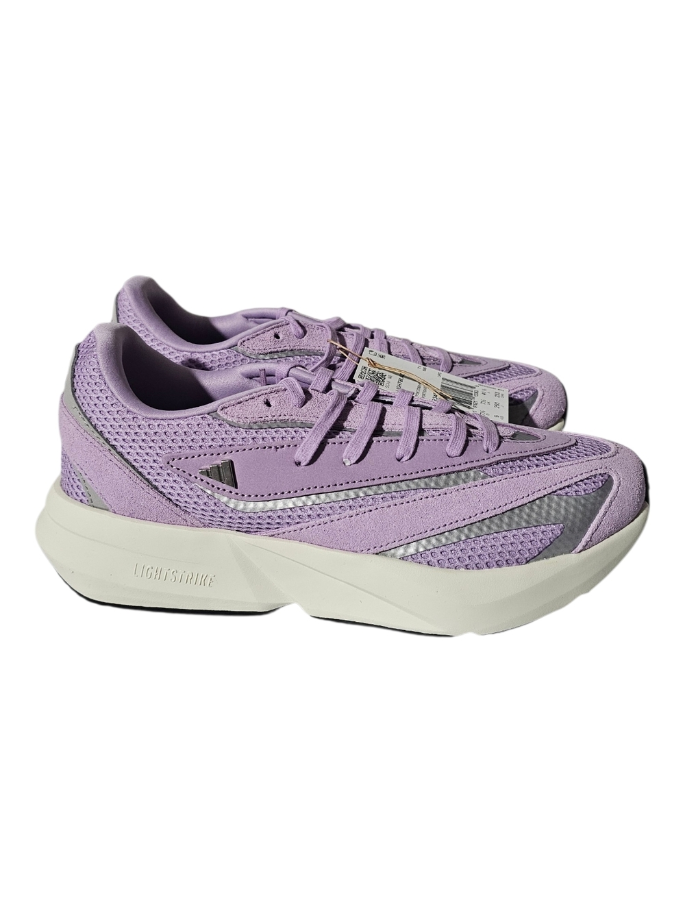 Adidas Lightblaze Shoes in the Powder Plum colorway, model JR3457.
